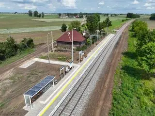 Wyremontowany fragment linii kolejowej Nasielsk-Toruń Wschodni