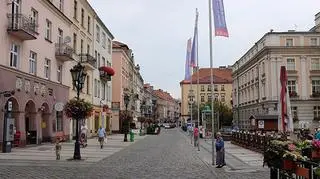Widok w kierunku wylotu ulicy Zamkowej (dawna ul
