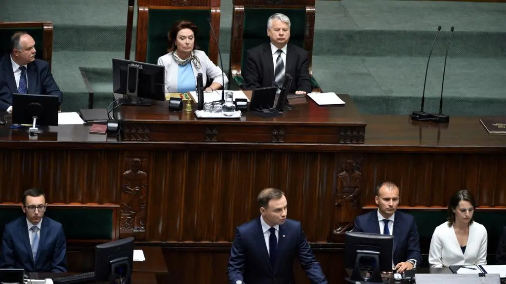Całe orędzie prezydenta Andrzeja Dudy