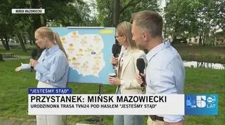 Julka prezentuje pogodę. Przystanek: Mińsk Mazowiecki