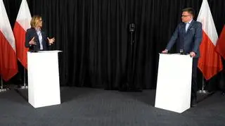 Hołownia: dlaczego boisz się głosu Polaków? Biejat: nie denerwuj się, proszę