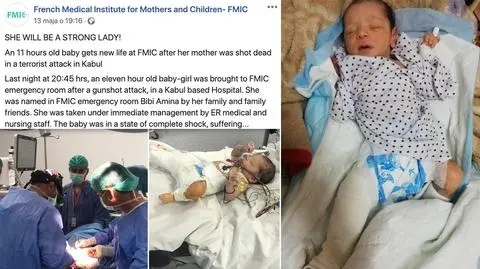 Była na świecie zaledwie trzy godziny, podczas ataku na szpital dostała dwie kule. Przeżyła