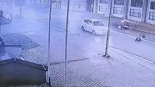 Ranna kobieta trafiła do szpitala