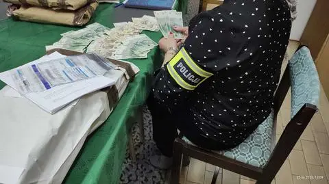 Zabezpieczono też pieniądze 