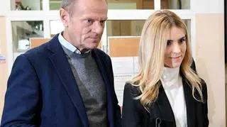 Donald Tusk z córką Katarzyną