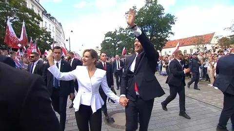 Przemarsz do Pałacu Prezydenckiego