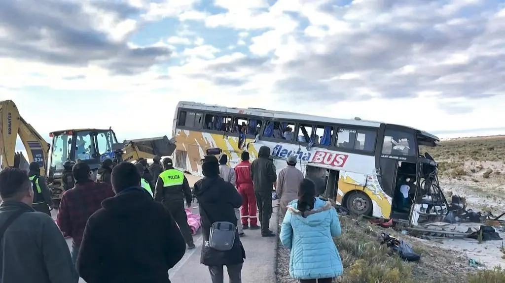 Wypadek autobusu w Boliwii