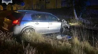 Pijany wjechał w drzewo