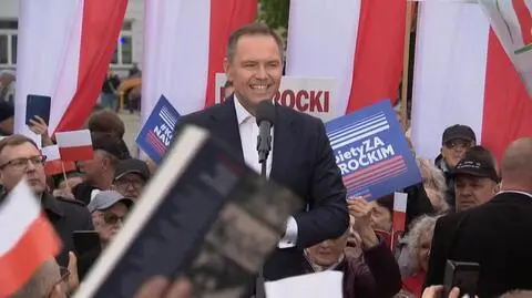 Karol Nawrocki w Płocku 