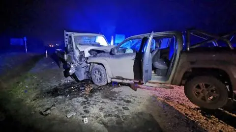 Wypadku nie przeżył 61-letni pasażer opla 