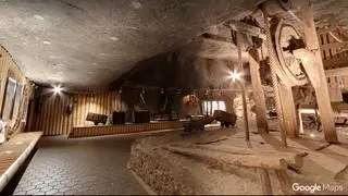 Kopalnia Soli w Wieliczce. Zrzut ekranu z wycieczki Google