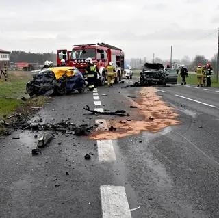 Wypadek w miejscowości Płocin