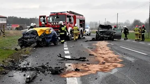 Wypadek w miejscowości Płocin