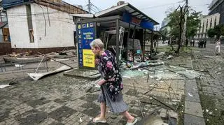 Skutki rosyjskiego ataku na Kijów