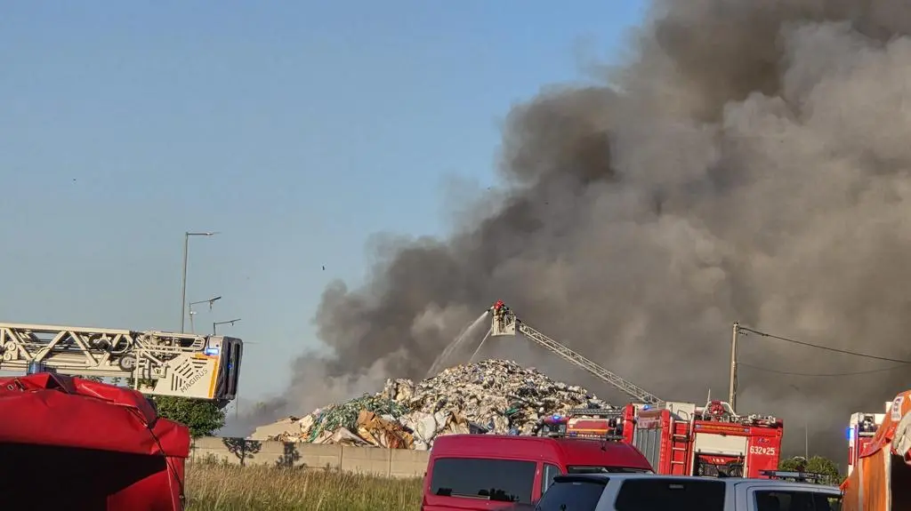 Pożar w Chorzowie