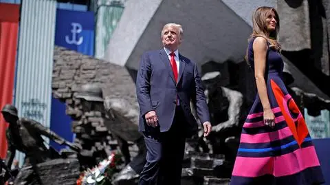 Donald Trump w Warszawie