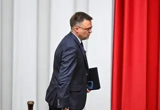 Burza po słowach marszałka Sejmu