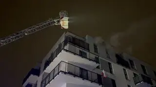 Na miejscu pracowały cztery zastępy strażaków