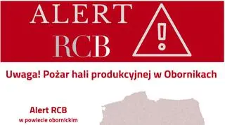 Alert wydało Rządowe Centrum Bezpieczeństwa