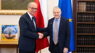 Włodzimierz Czarzasty i Thomas Rose w czasie spotkania w Sejmie (30.12.2025 r.)