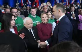 Szeligi pod Warszawą 02.03.2025, konferencja programowa Karola Nawrockiego