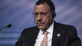 Prezydent Nigru Mohamed Bazoum