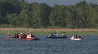 Poszukiwania ośmiolatki na jeziorze Tałty