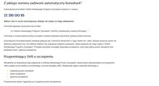 NFZ informuje o tym, jak będzie wyglądało połączenie od automatycznego konsultanta w sprawie zmiany miejsca szczepienia