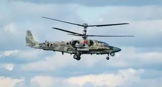 Rosyjski śmigłowiec bojowy Ka-52 Aligator