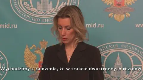 Maria Zacharowa o zwrocie wraku Tu-154M 