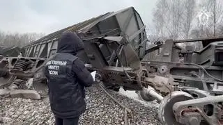Wykolejenie pociągu w obwodzie riazańskim 