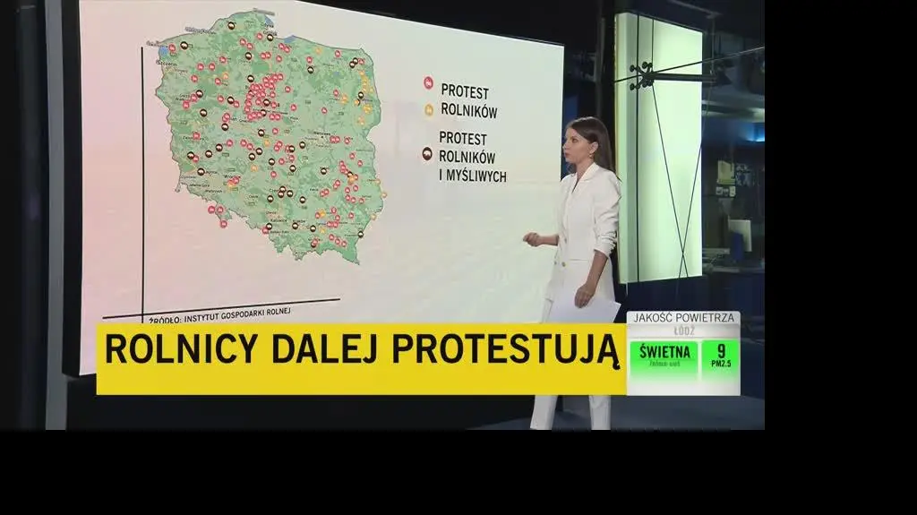 Protesty rolników w całej Polsce