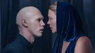 Austin Butler jako Feyd-Rautha Harkonnen i Lea Seydoux jako lady Margot Fenring