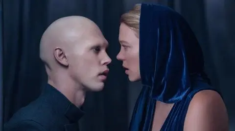 Austin Butler jako Feyd-Rautha Harkonnen i Lea Seydoux jako lady Margot Fenring