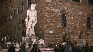 Fontanna Neptuna na Piazza della Signoria, Florencja