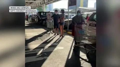 malezja 1 gigantyczne kolejki w sklepach
