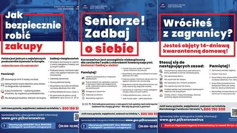 "Powieś plakat w swojej okolicy". Kancelaria premiera apeluje o rozpowszechnianie informacji na temat koronawirusa