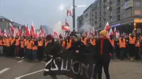 Próba blokady marszu