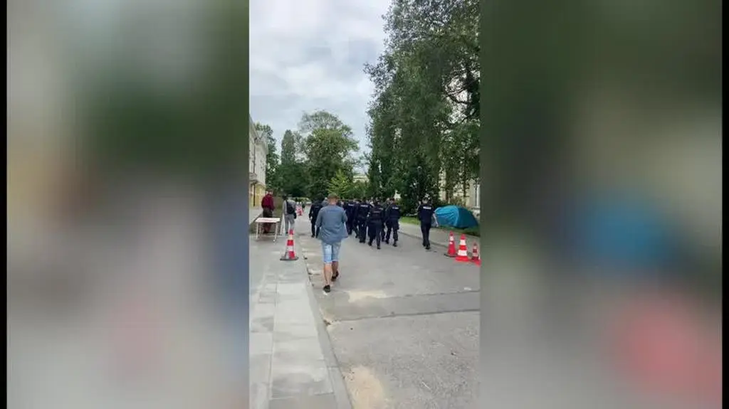 Policja interweniowała na terenie uniwersytetu