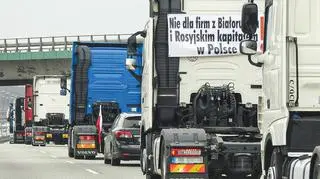 Protest branży transportowej 