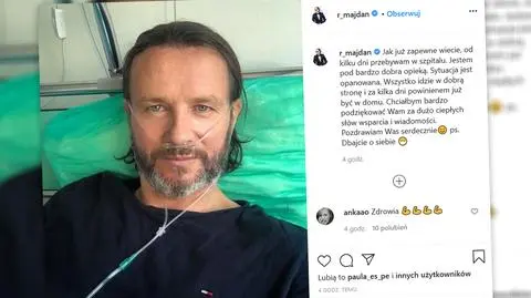 "Wszystko idzie w dobrą stronę". Majdan pokazał zdjęcie ze szpitala