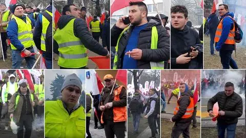 Starcia podczas protestu rolników. Policja poszukuje tych osób