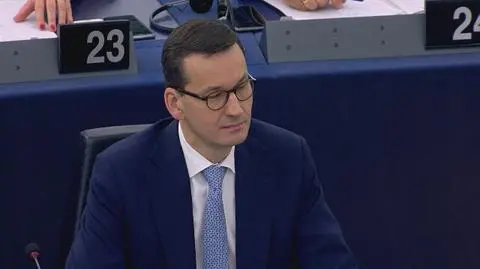 Morawiecki addressed the Europarliament in Strasbourg