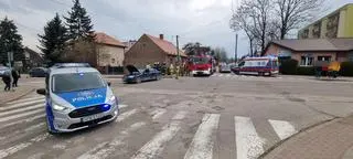 Na skrzyżowaniu zderzyły się dwa auta