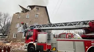 Wybuch gazu w Sosnówce