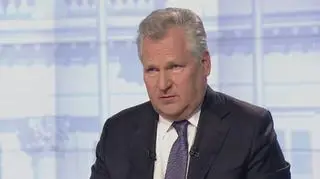 Aleksander Kwaśniewski komentował sondażowe wyniki wyborów prezydenckich