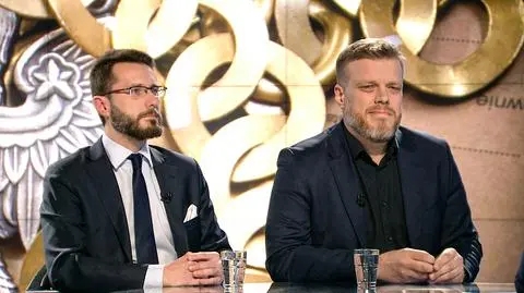 Adrian Zandberg i Radosław Fogiel w "Faktach po Faktach"