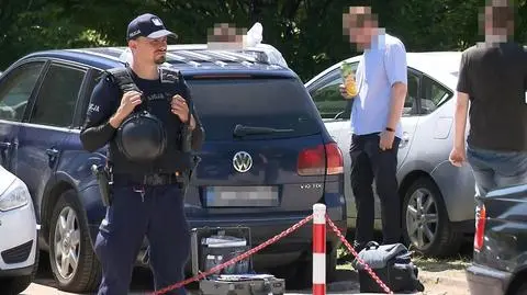 Auto, którym prawdopodobnie poruszali się sprawcy