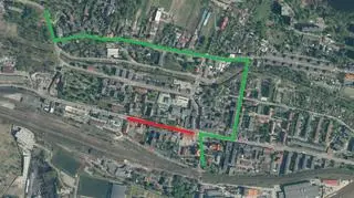 Ulica Bednorza jest wciąż zamknięta dla ruchu