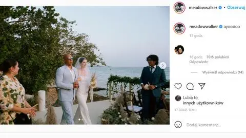 Córka Paula Walkera wyszła za mąż